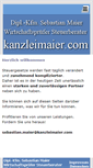 Mobile Screenshot of kanzleimaier.com